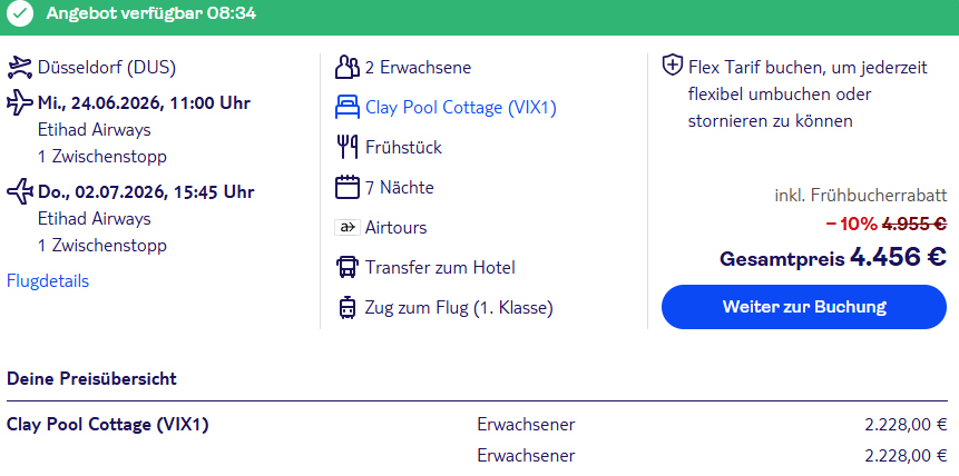 Thailand Pauschalangebot