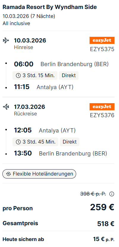 Türkei Reise Angebot