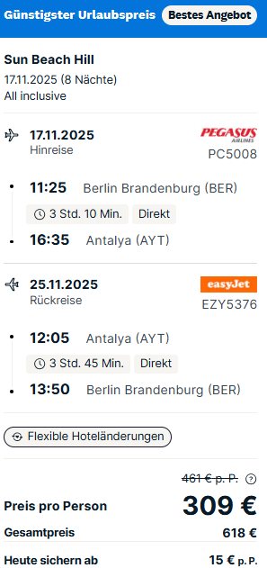 Türkei Pauschalangebot