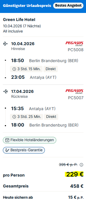 Türkei Pauschalangebot