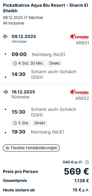 Ägypten Reise Angebot