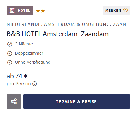 Amsterdam Hotel Angebot