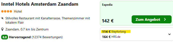 Amsterdam Hotel Angebot
