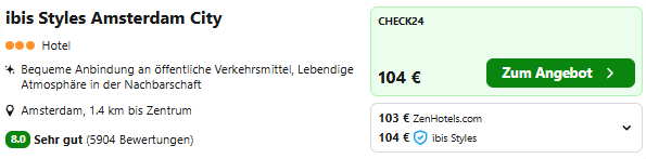 Amsterdam Hotel Angebot