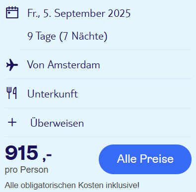 Aruba-Pauschal-Schnäppchen