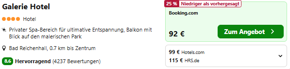 Bayern Hotel Angebot