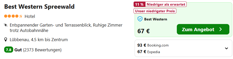 Deutschland Hotel Angebot