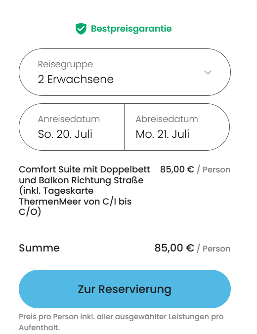 Deutschland Hotel Angebot