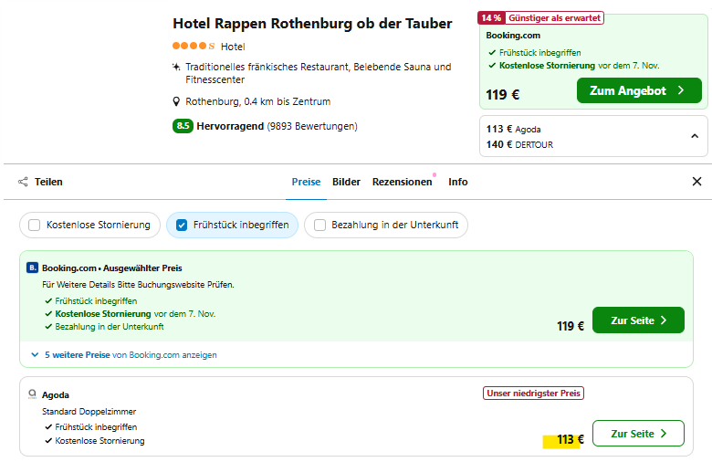 Deutschland Hotel Angebot