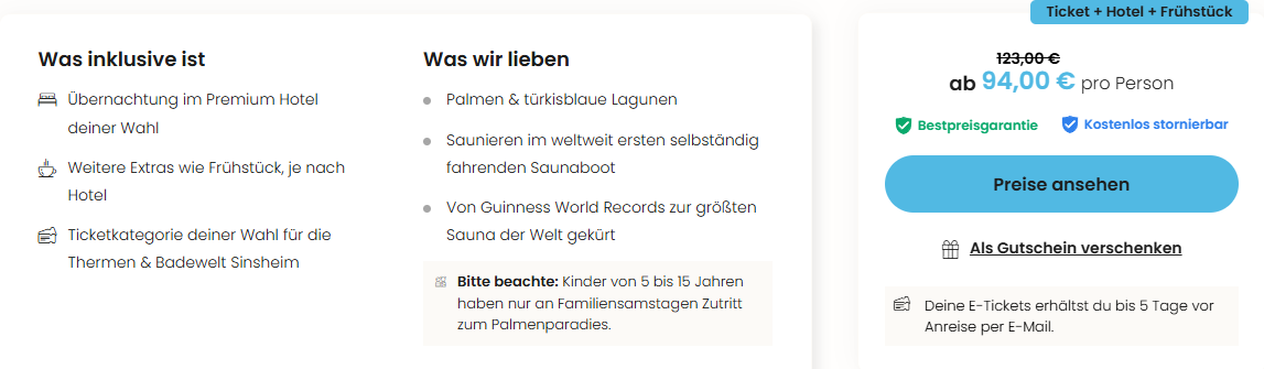 Deutschland Therme Angebot