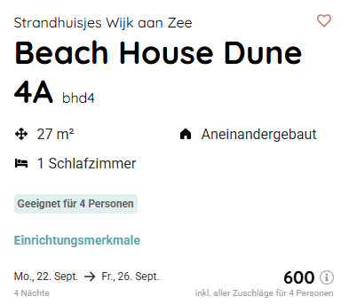 Ferienhaus Niederlande Angebot