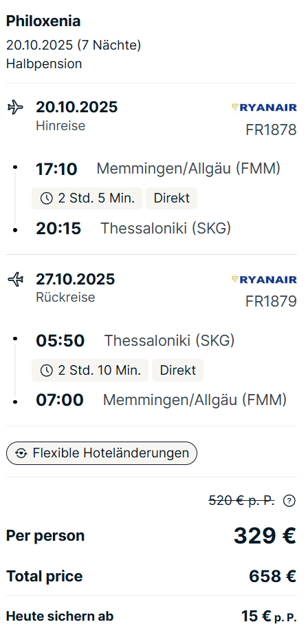 Griechenland Reise Angebot