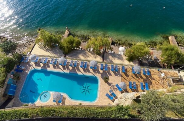 Italien Gardasee Hotel Astor Pool