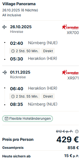 Kreta Reise Angebot
