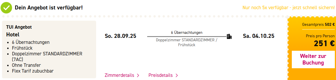 Kroatien Hotel Angebot