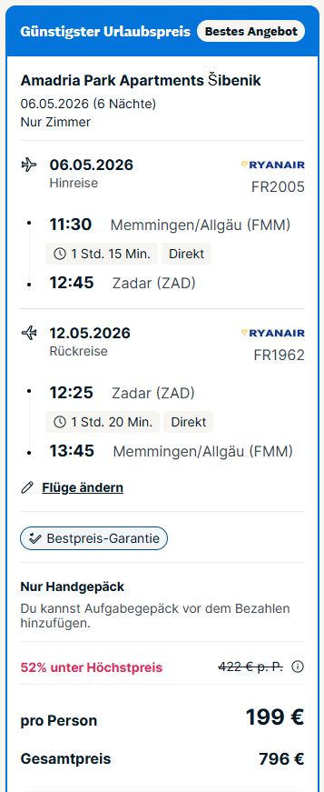 Kroatien Reise Angebot