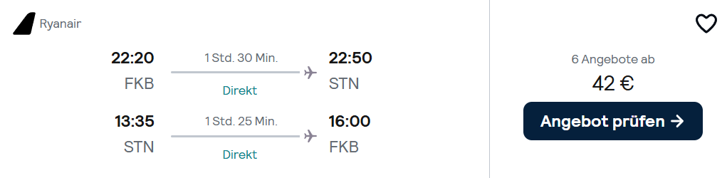 London Flug Angebot