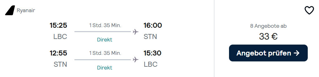 London Flug Angebot