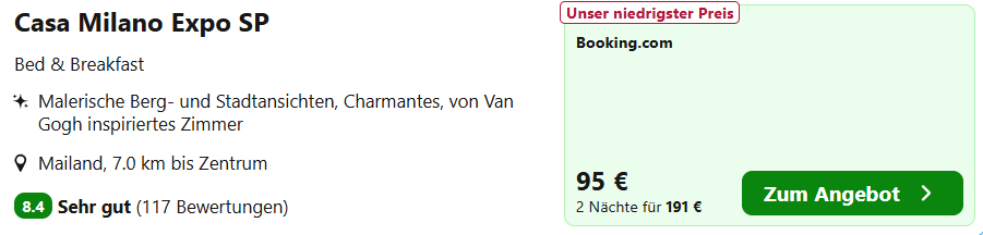 Mailand Hotel Angebot