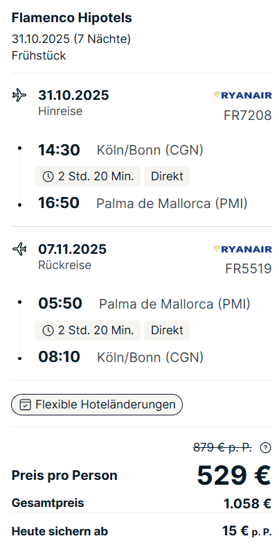 Mallorca Reise Angebot