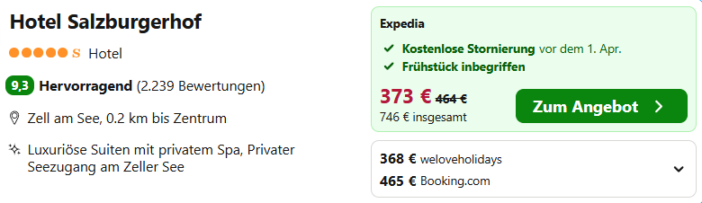 Österreich Hotel Angebot