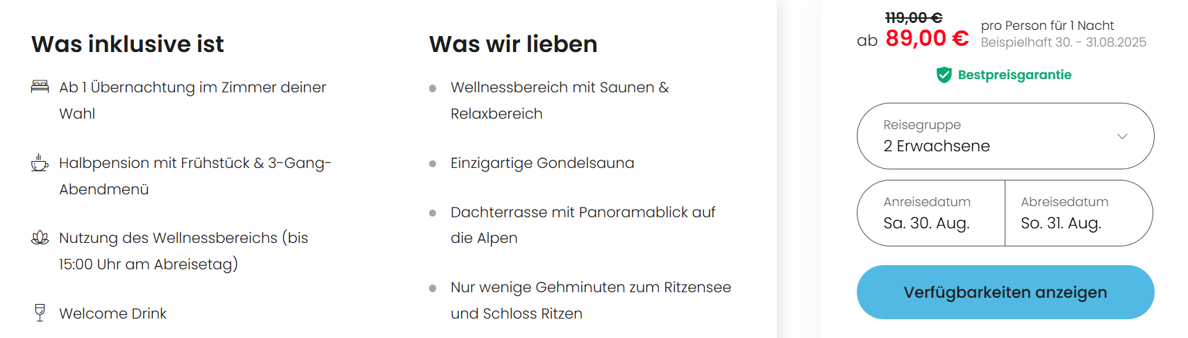 Österreich Hotel Angebot