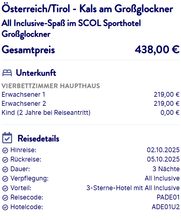 Österreich Hotel Angebot
