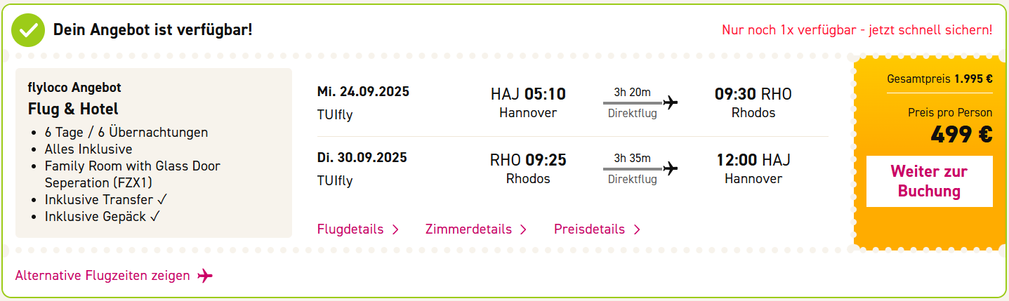 rhodo familienurlaub pauschalreise