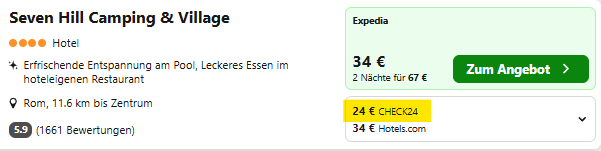 Rom Hotel Angebot