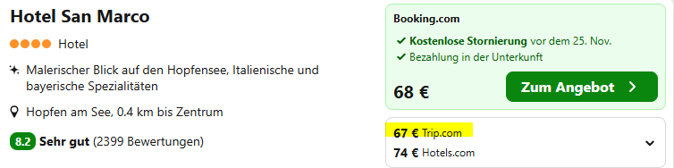 Schloss Neuschwanstein Angebot