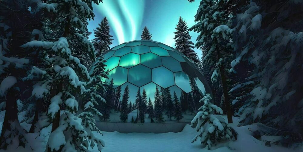 Schweden Skog Igloos