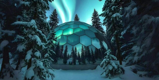 Schweden Skog Igloos