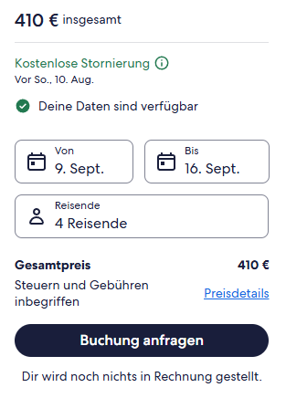 Spanien Ferienhaus Angebot