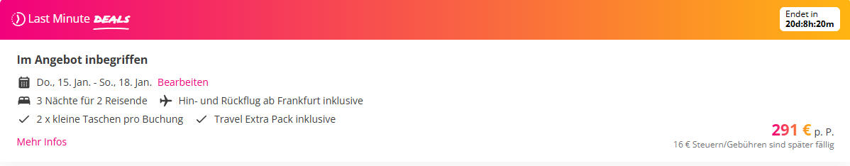 Spanien Pauschalreise Angebot