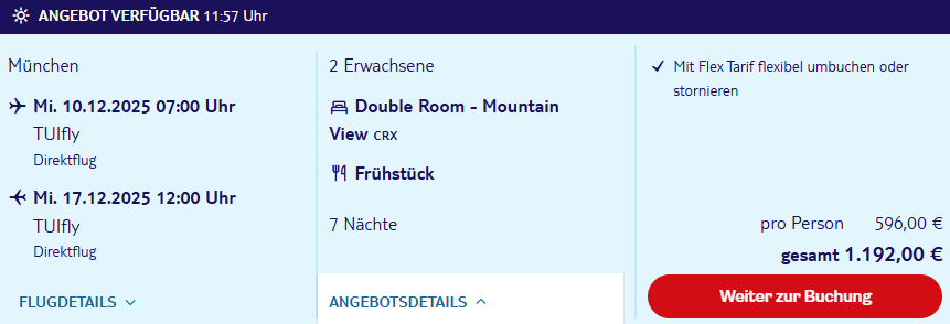 Teneriffa Precise Resort Angebot