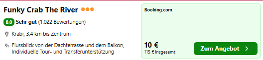 Thailand Hotel Angebot