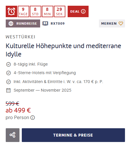Türkei Rundreise Angebot