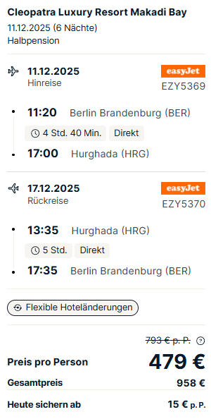 Ägypten Reise Angebot