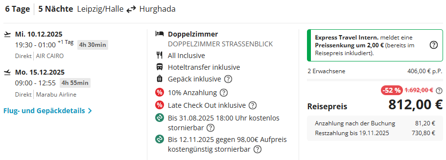 Ägypten Angebot