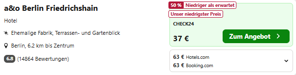 Berlin Hotel Angebot