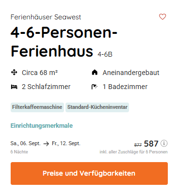 Dänemark Ferienhaus Angebot