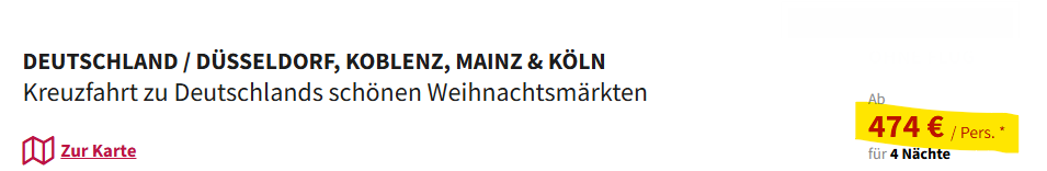 Deutschland Kreuzfahrt Angebot