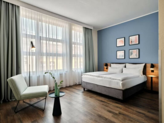Garner Hotel Berlin Schöneberg Schlafzimmer