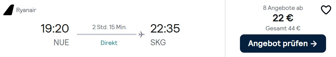 Griechenland Flug