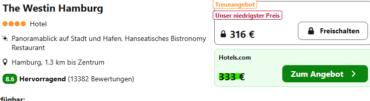 Hamburg Hotel Angebot