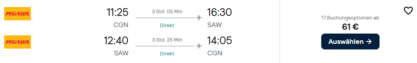 Istanbul Flug Angebot