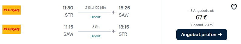 Istanbuld Flug Angebot