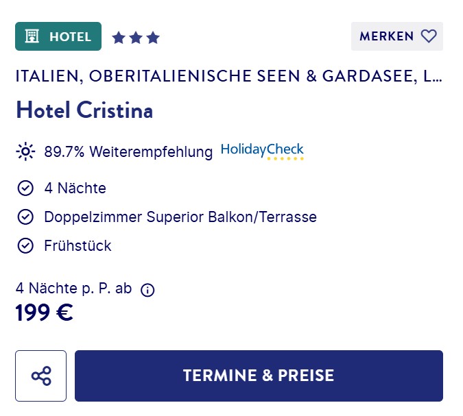 Italien Hotelangebot