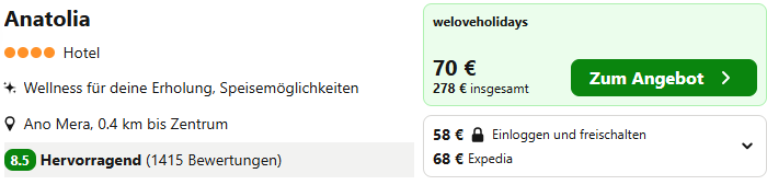 Kos Hotelangebot