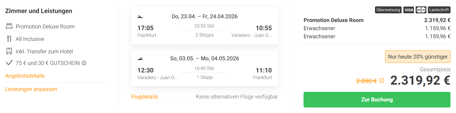 Kuba Reise Angebot